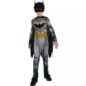 Batman Kids Costume With Mask & Cape Size Medium 8-10